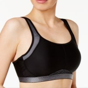 NWT Wacoal Black High Impact Wire Free Sports Bra